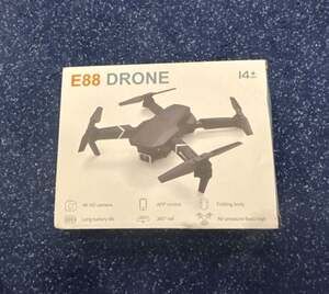E88 Pro Foldable Drone with 4K HD Dual Camera, WiFi FPV Live Video, Altitude Hol